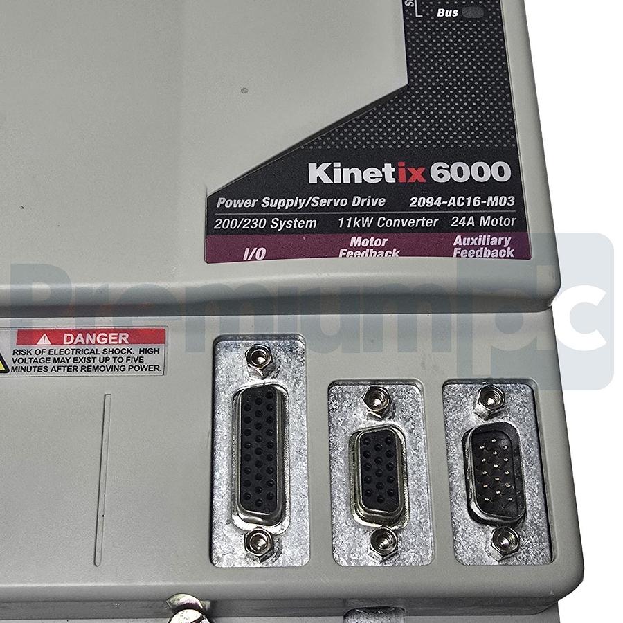 Used Allen Bradley 2094-AC16-M03 /A Kinetix 6000 Integrated Axis Module 11kW/24A 230V