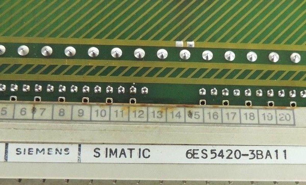 Used SIEMENS C79040-A92-C192-1-87 PC BOARD ASSEMBLY 32WAY, 6ES5420-3BA11