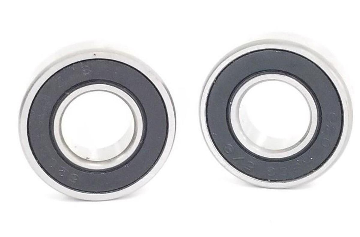 Used LOT OF 2 NEW GENERIC 6202RSC3 5/8" BEARINGS