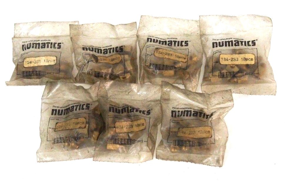 LOT OF 70 NIB NUMATICS 134-233 FITTINGS 10/32ML TO 10/32 TEE