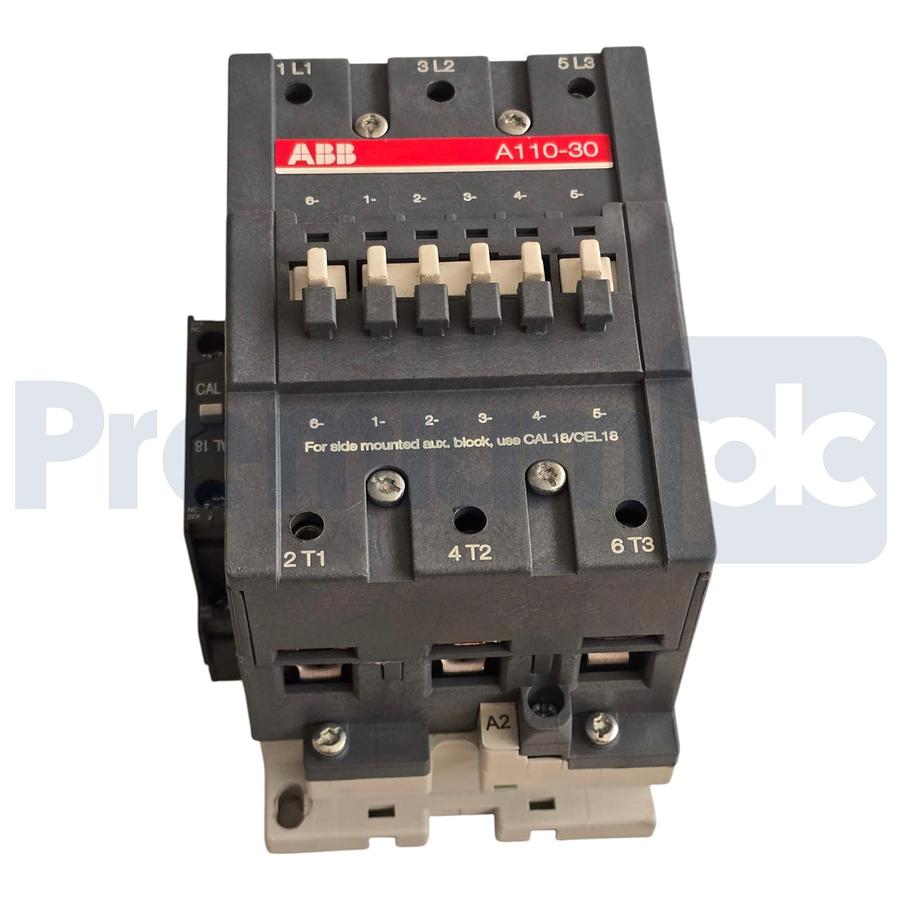 Used ABB A110-30-11-84 3-Pole IEC Contactor 110A 110/120V Coil 1SFL451001R8411 NUPI