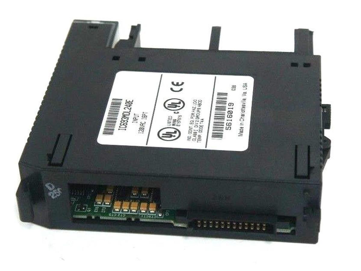 Used GE FANUC IC693MDL240E INPUT MODULE 120VAC INPUT 16PT MISSING DOOR