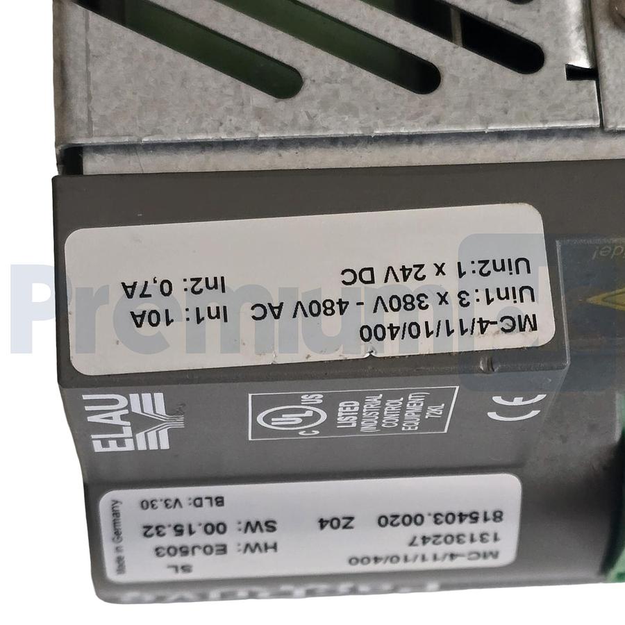 Used Schneider Electric ELAU PacDrive MC-4 Servo Drive MC-4/11/10/400 | HW: E0J503