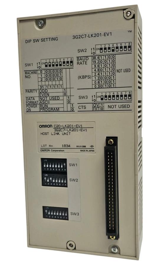 NIB OMRON 3G2C7-LK201-EV1 PROGRAMMABLE CONTROLLER C20-LK201-EV1 HOST LINK UNIT