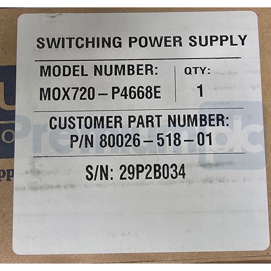 Used Allen Bradley Absopulse 80026-518-01-R | MOX720-P4668E DC/DC Power Supply NSFS