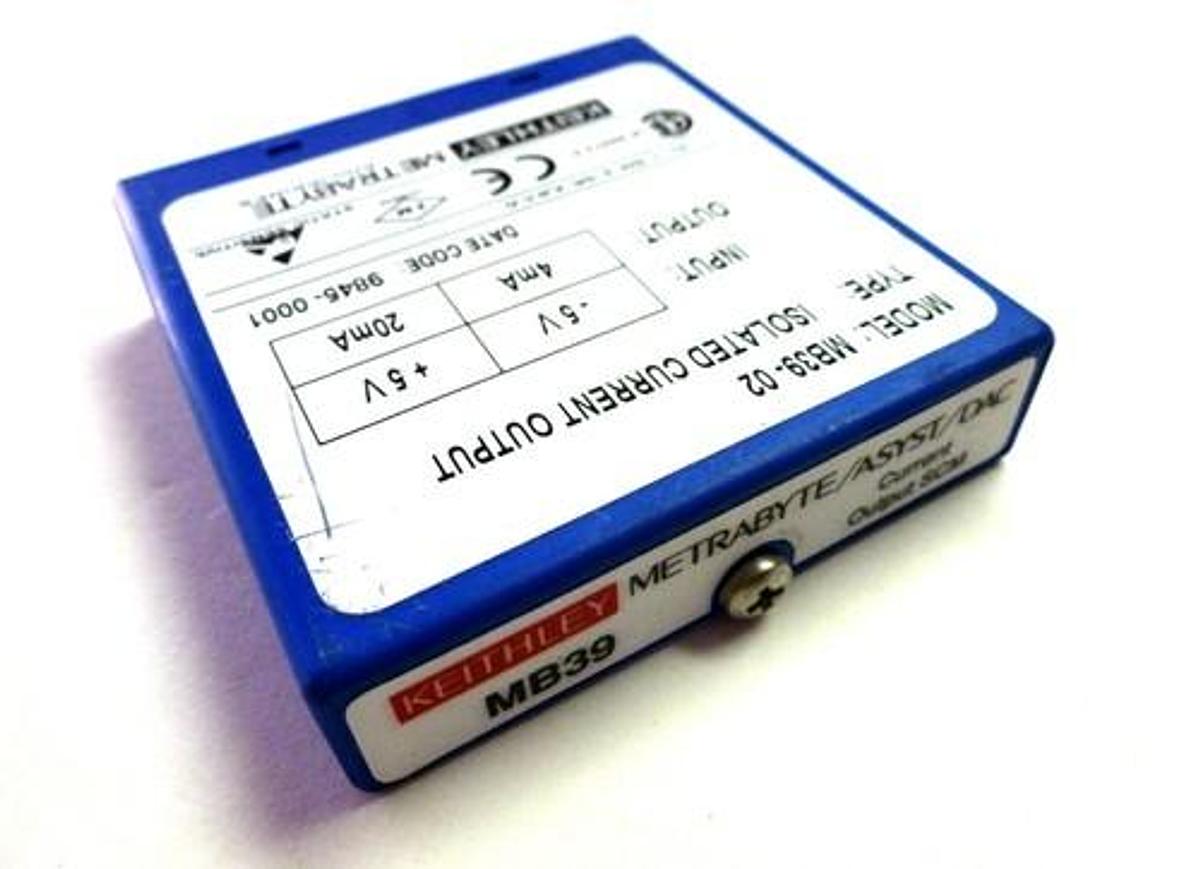 Used KEITHLEY METRABYTE MB39-02 ISOLATED CURRENT OUPUT MODULE MB3902