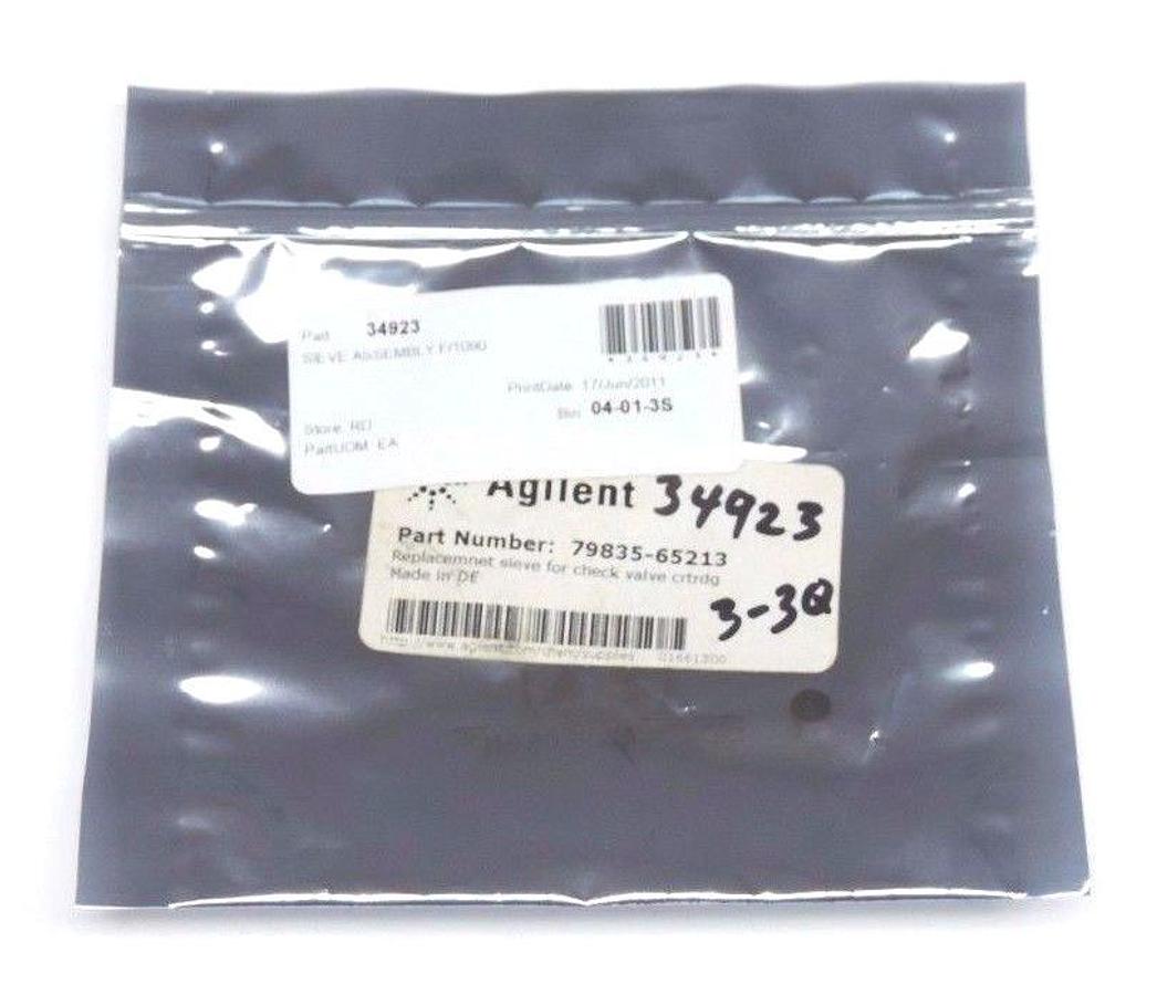 Used NEW AGILENT TECHNOLOGIES 79835-65213 SIEVE ASSEMBLY 7983565213