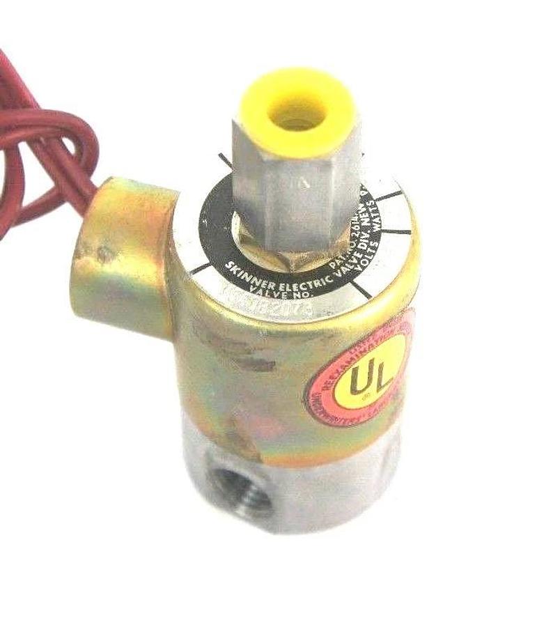 NIB SKINNER V55DB2075 SOLENOID VALVE V5 SERIES 115V, 60HZ, 10 W, 75 PSI