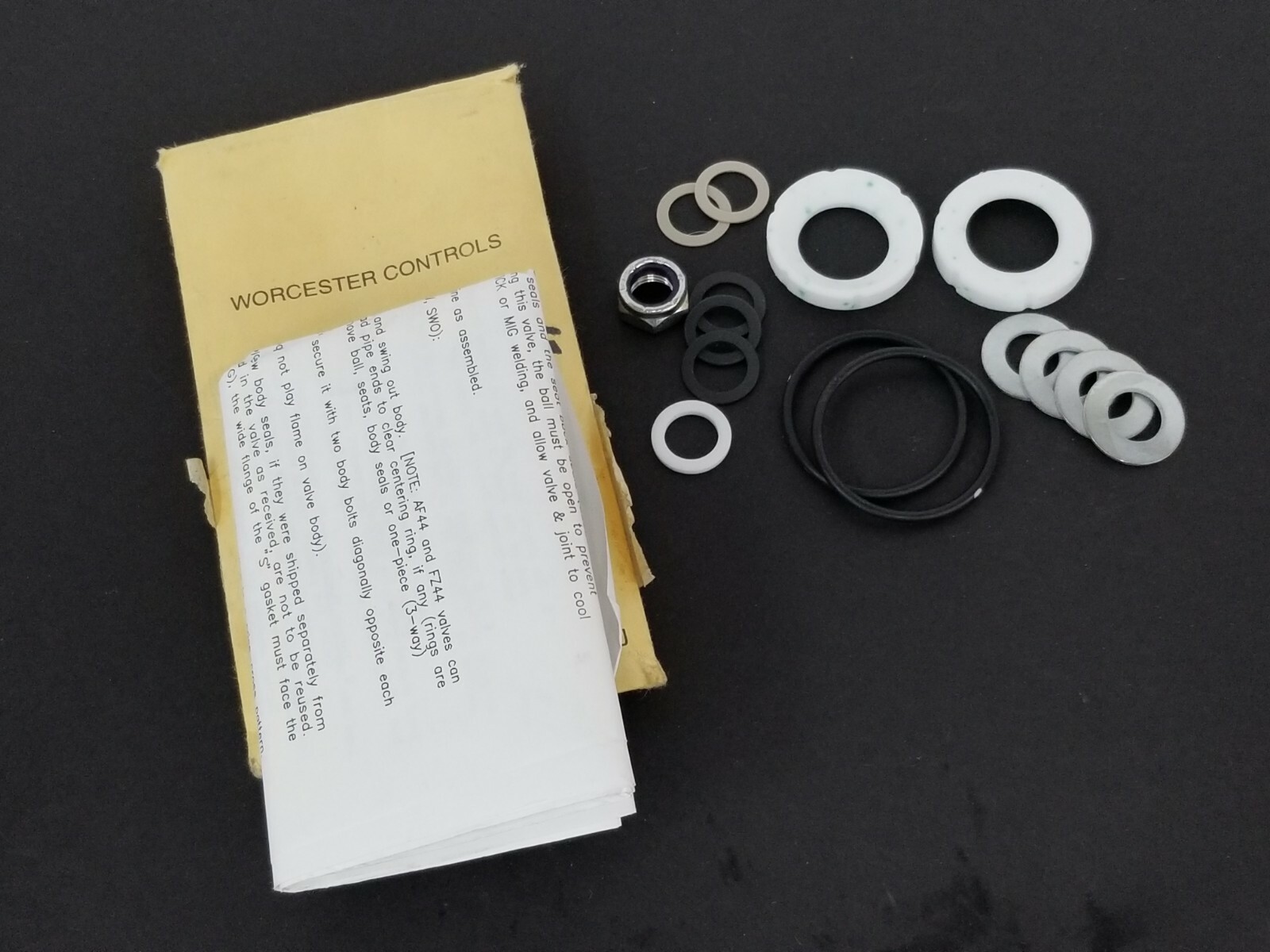 Used NEW WORCESTER CONTROLS A0052336-42 BALL VALVE SEAT & SEAL KIT 1'' IN. A0052336