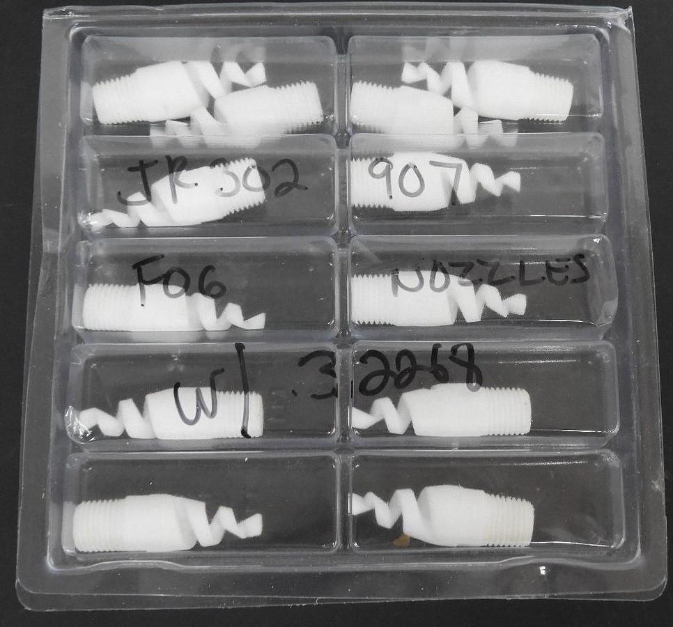 LOT OF 12 NEW BETTE FOG NOZZLE INC JR 302 907 W/ 32268