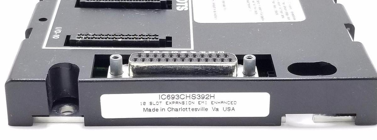 Used GE FANUC IC693CHS392H BASE 10-SLOT EXPANSION EMI ENHANCED