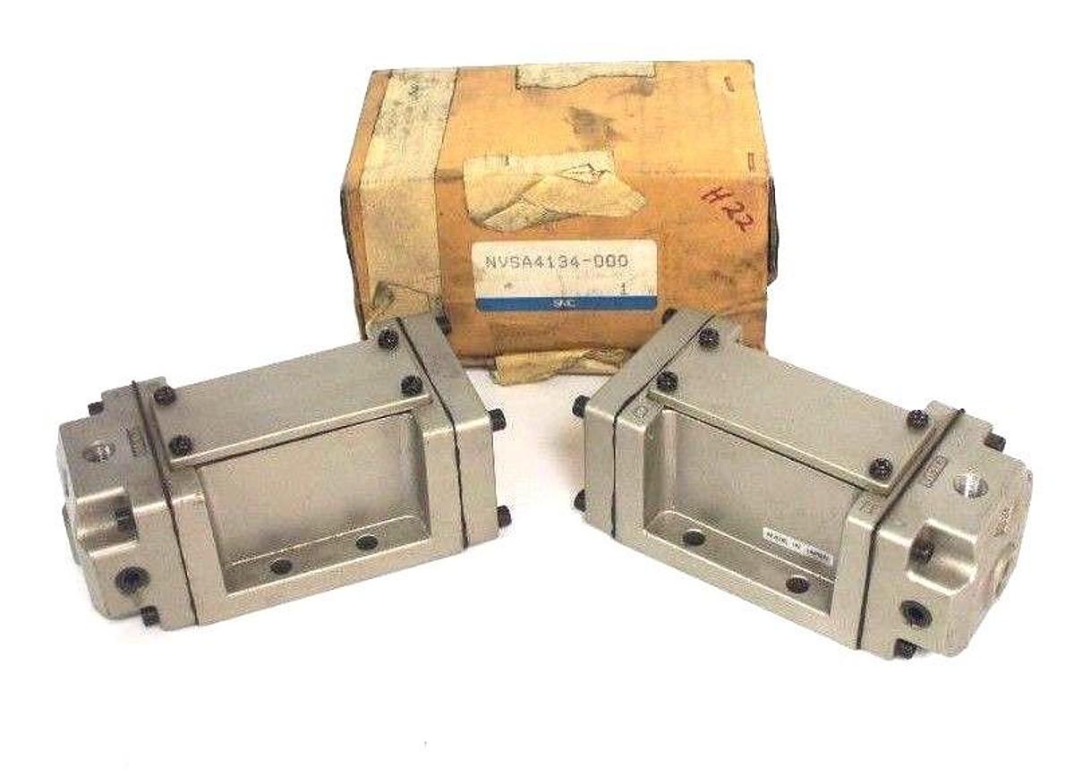 LOT OF 2 NEW SMC NVSA4134-000 VALVE AIR PILOT NVSA4134-00O