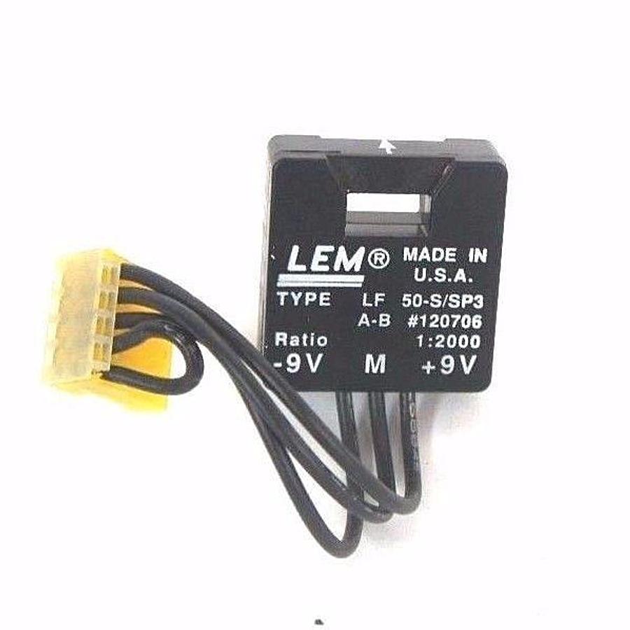 Used LEM TYPE LF-50-S/SP3 CURRENT TRANSDUCER MODULE 1:2000 RATIO LF50SSP3