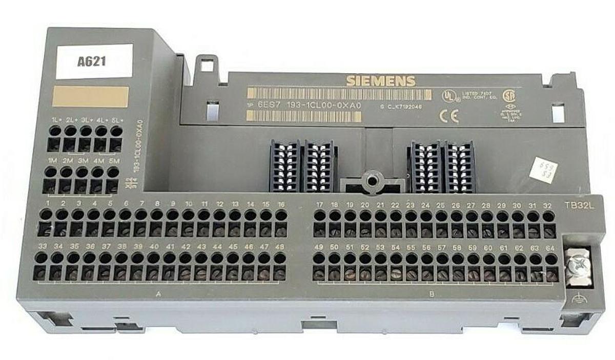 Used SIEMENS 6ES71931CL000XA0 TERMINAL BLOCK 6ES7 193-1CL00-0XA0, 193-1CL00-0XA0