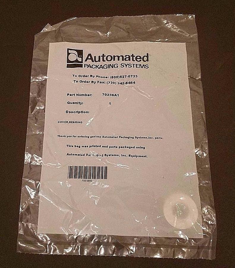 LOT OF 13 NEW AUTOMATED PACKAGING SYSTEMS 70236A1 BEARING COVERS
