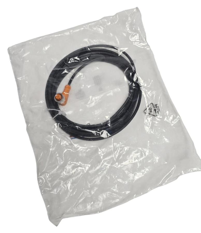 Used LOT OF 3 NEW IFM ADOAH040MSS0005H04 / EVC005 CONNECTING CABLES 5M CABLE LENGTH