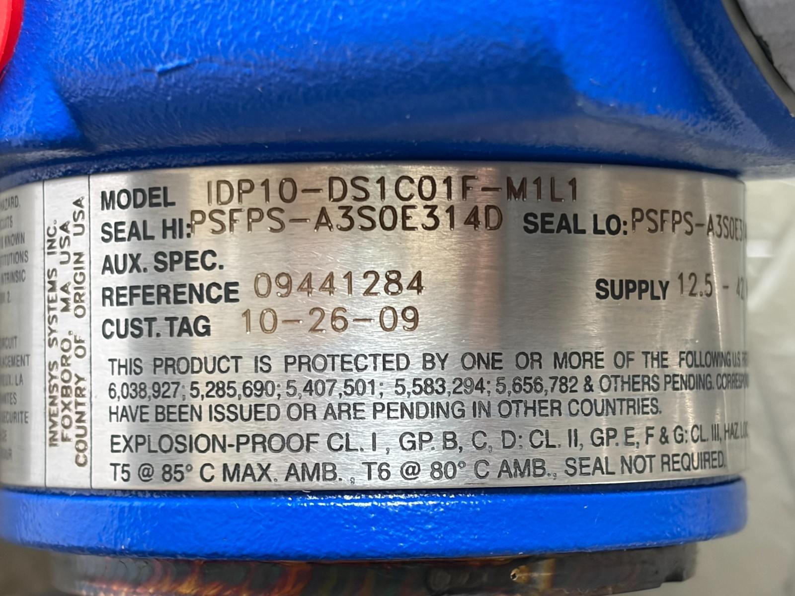 Used Foxboro IDP10-DS1C01F-M1L1 Pressure Transmitter Remote Seal FW3.5P.5486 New