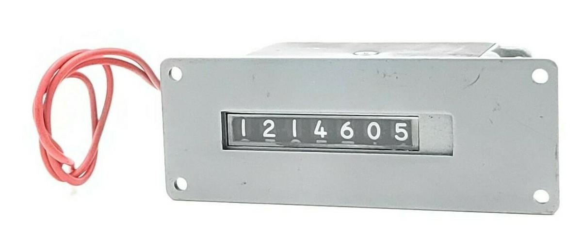 Used DURANT 7-Y-1-3-RMF-PMU COUNTER 7 DIGIT 7 W 115 V AC 50/60HZ 7Y13RMFPMU