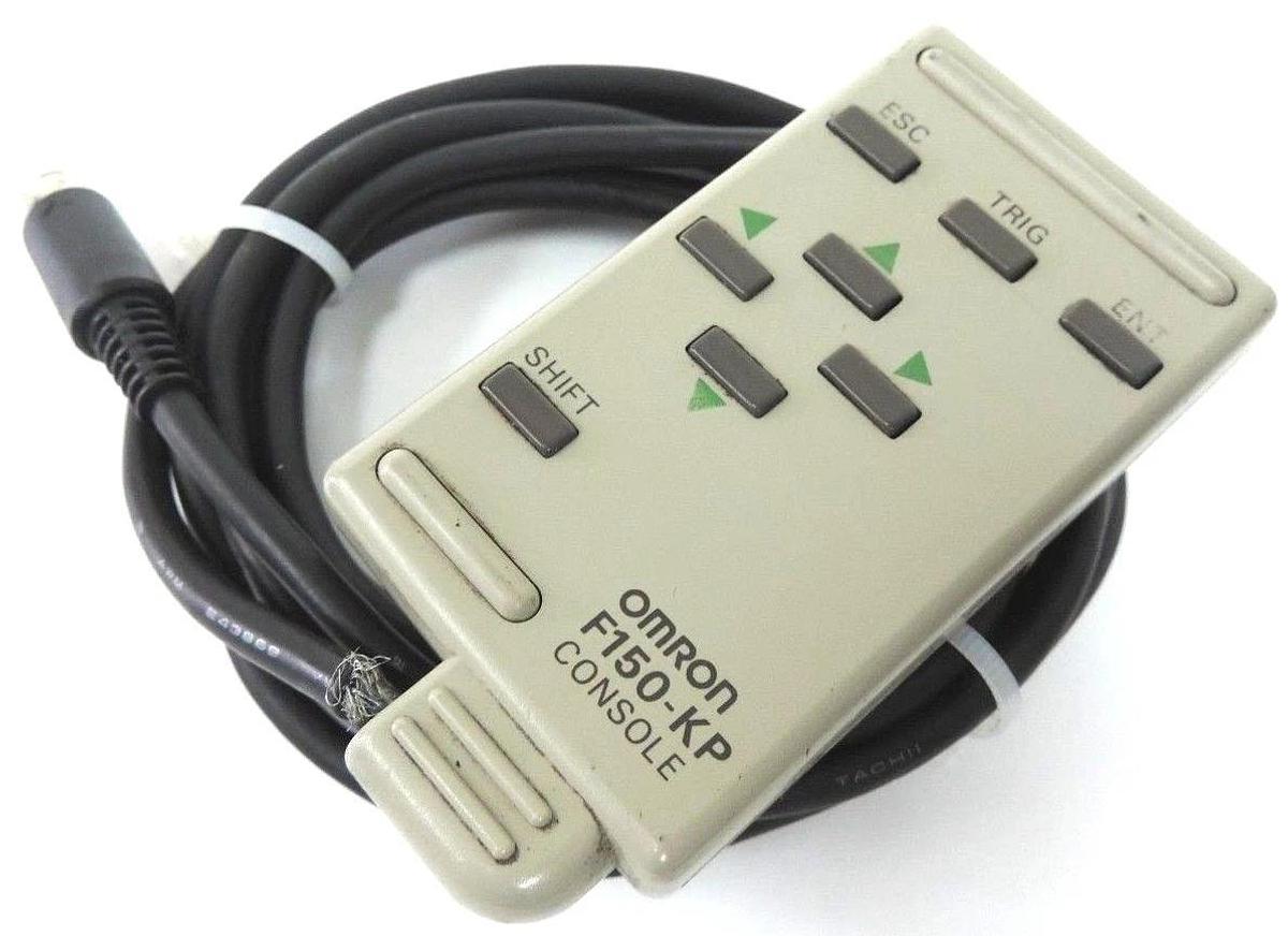 Used OMRON F150-C10E-2 VISION MATE CONTROLLER & CONSOLE KEYPAD F150-KP, MONITOR CABLE