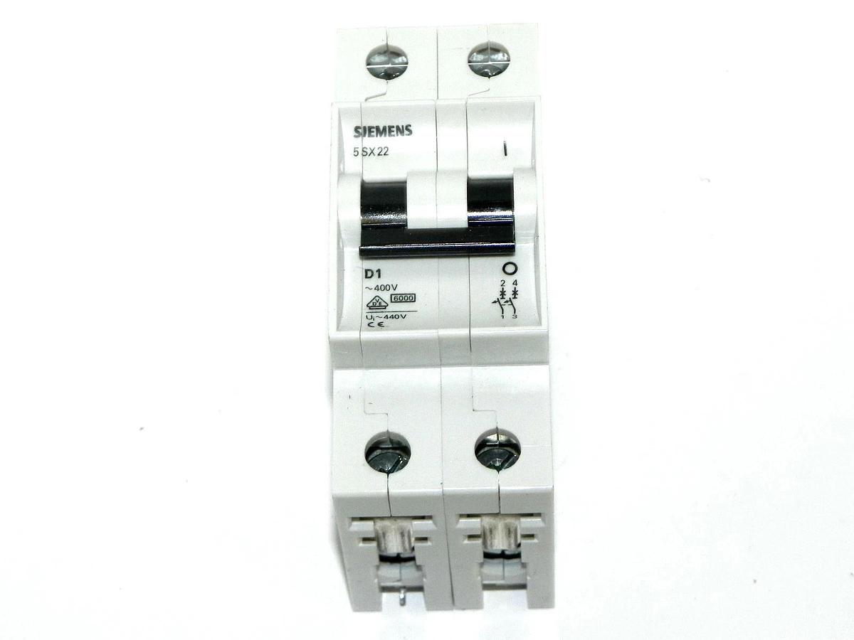 Used SIEMENS S5X22D1 CONTACTOR 400V, 5SX22, 5SX2, MAX 480V AC
