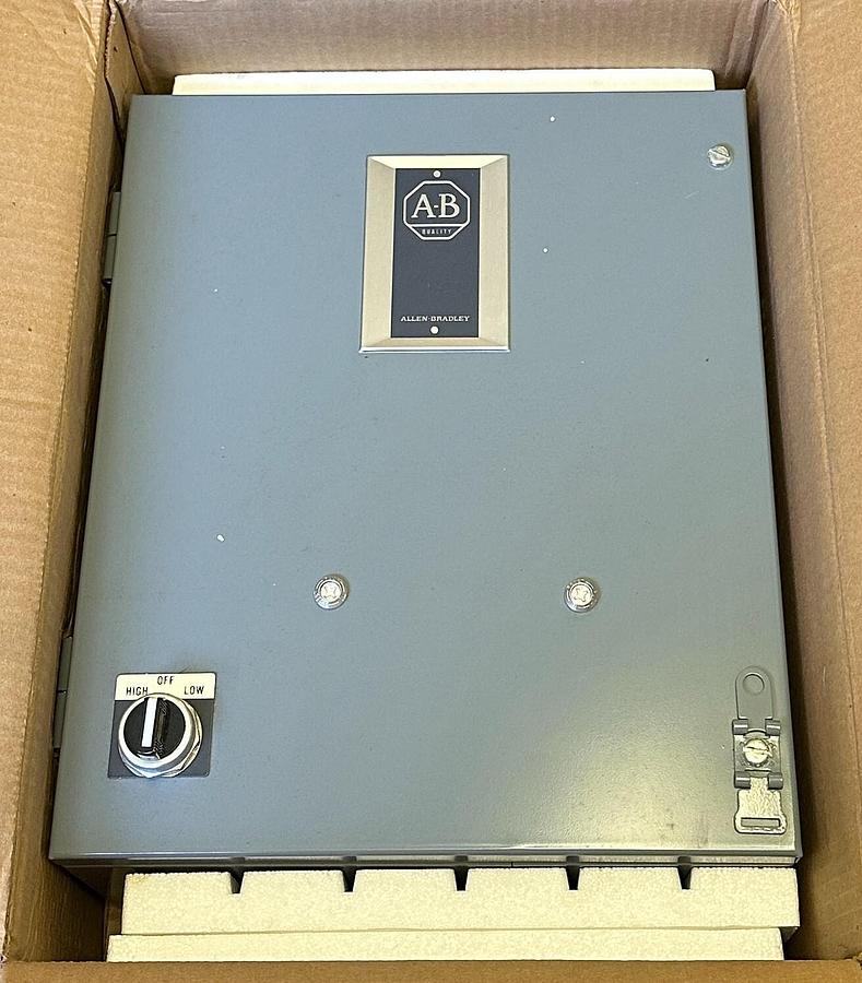 Used ALLEN BRADLEY 520E-BJB-3-6P /C 2-SPEED SEP WINDING STARTER, SIZE-1, 30 A NSMP