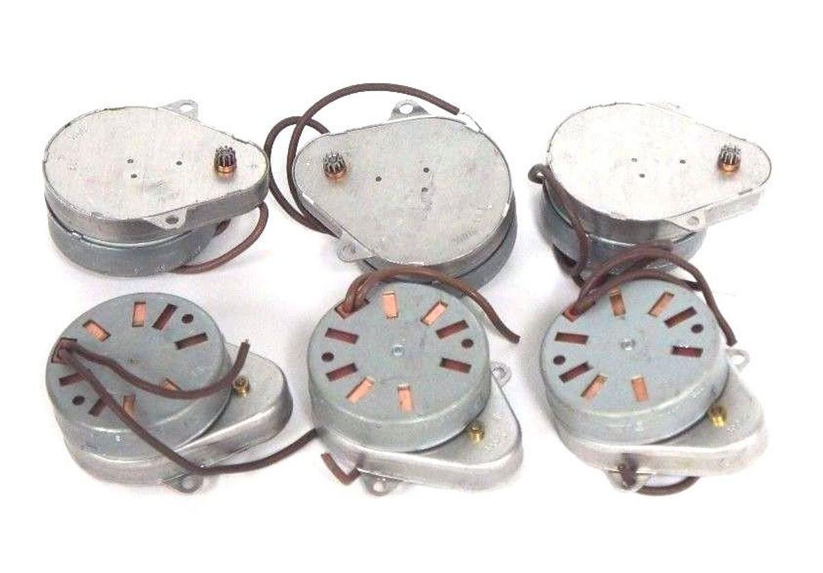 Used LOT OF 6 EAGLE SIGNAL PMM-2 MOTORS 240V, 20RPM, 50/60HZ, PMM2