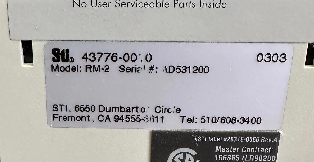Used STI 43776-0010 / 437760010 RESOURCE MODULE RM-2 / RM2 24Vdc DIN-RAIL MOUNT