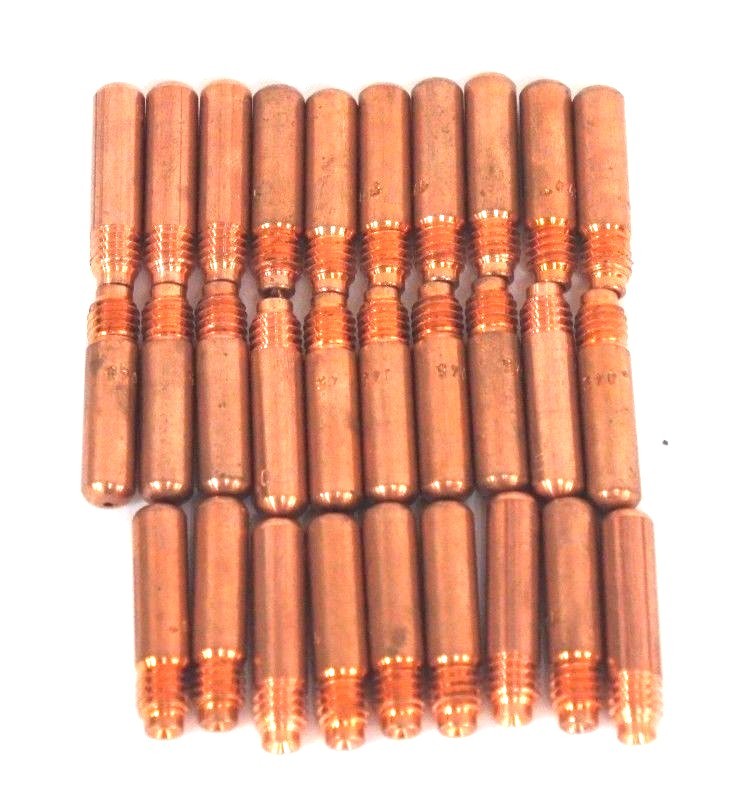 Used LOT OF 29 NEW MILLER / HOBART 0.045" MIG CONTACT TIPS