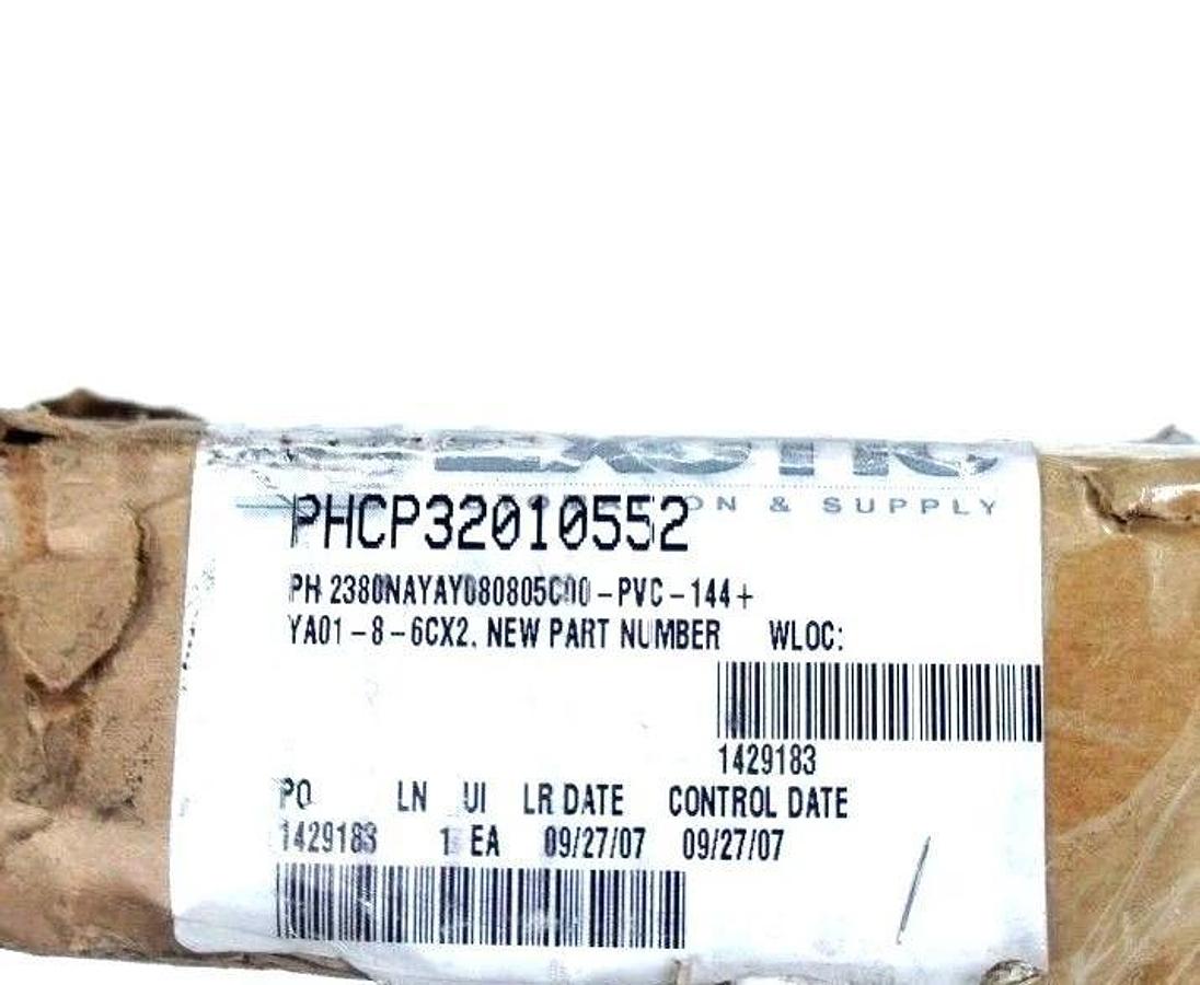 Used NIB PARKER PHCP32010552 HOSE: 2380N-05V71, 144.00 IN, W/ YA01-8-6C ADAPTER