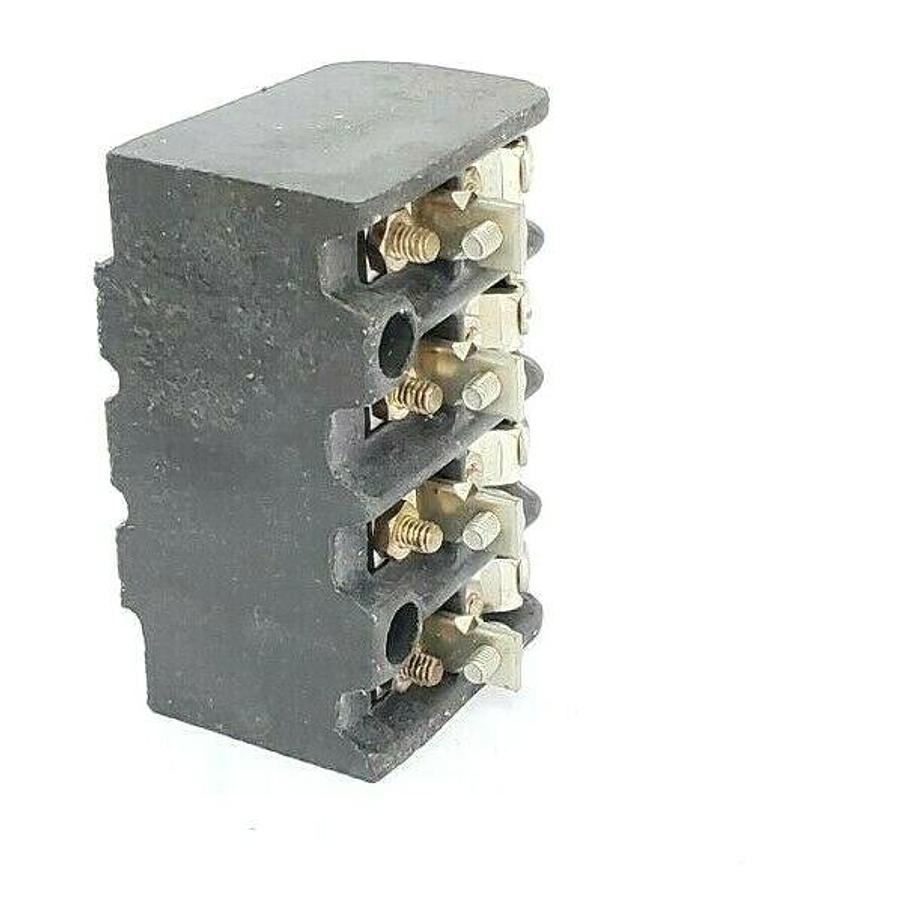 Used NEW ALLEN-BRADLEY X-49661 CONTACT BLOCK, 4 N.O., SIZE 1, X49661