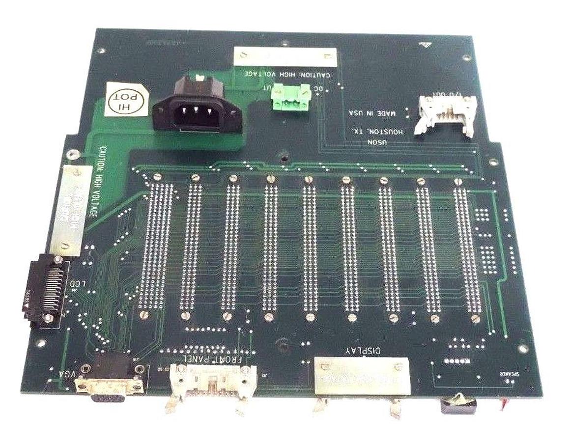 Used USON 487-A300F BACKPLANE BOARD, 487A300F