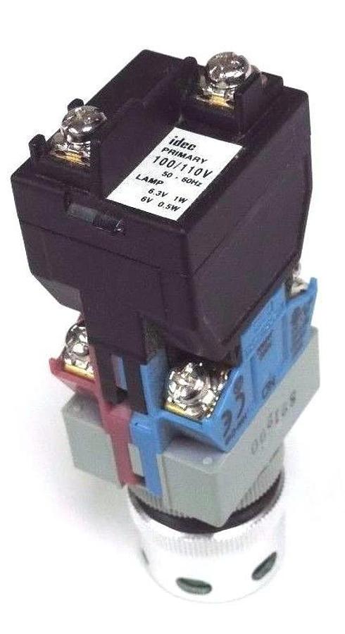 Used NIB IDEC ALFW21611G CONTROL UNIT PUSHBUTTON PRIMARY 100/110V, 50-60HZ
