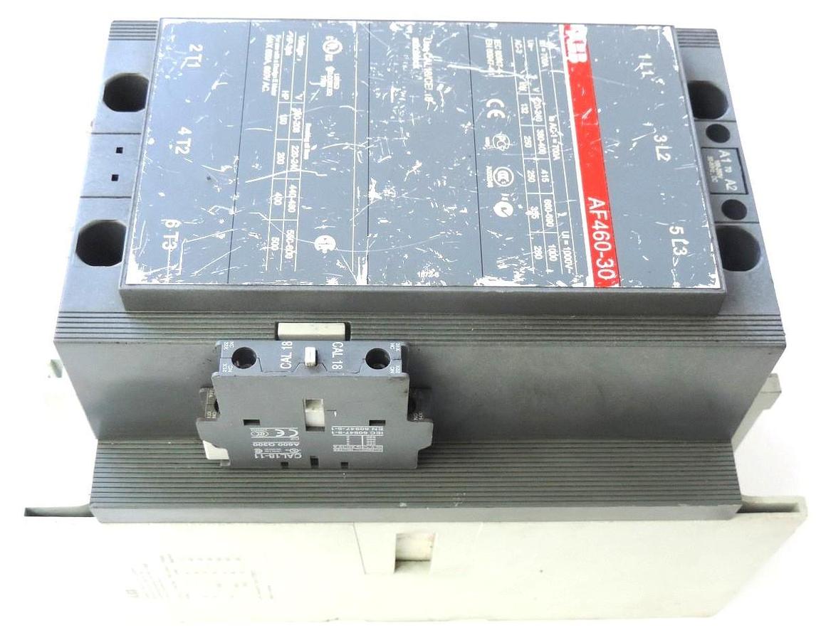 Used ABB ASEA BROWN BOVERI AF460-30 CONTACTOR 700AMP 3POLE 100-250VDC