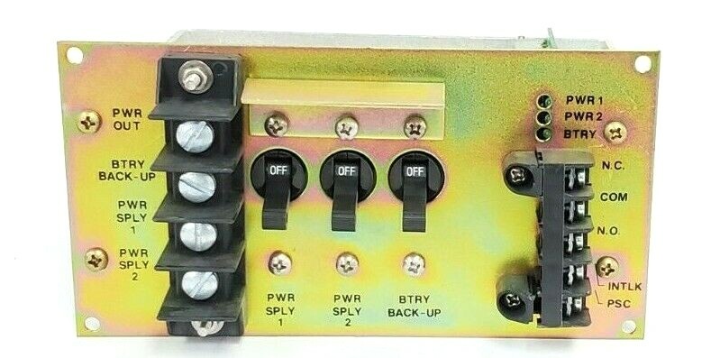 Used FISHER ROSEMOUNT 41B7961X04R UNIT FROM CP7101X1-A4 POWER DISTRIBUTION PANEL