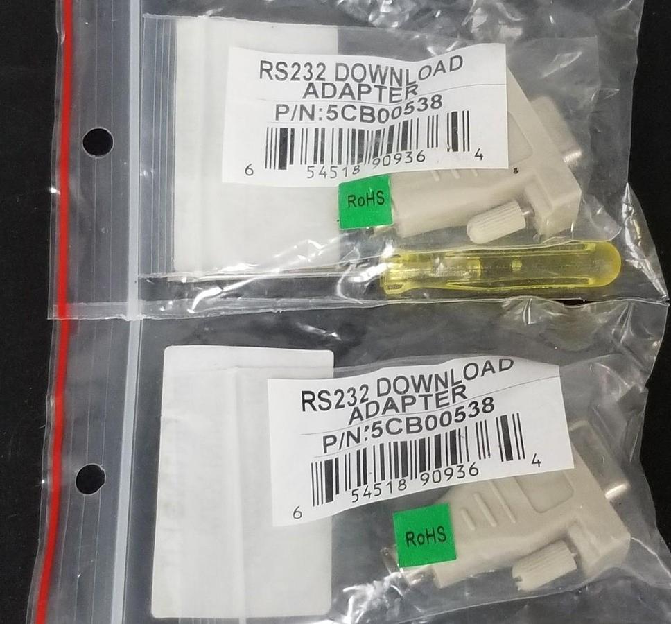 Used LOT OF 2 NEW GENERIC 5AC00236/R MINI KVM RS232 DOWNLOAD ADAPTOR 5CB00538