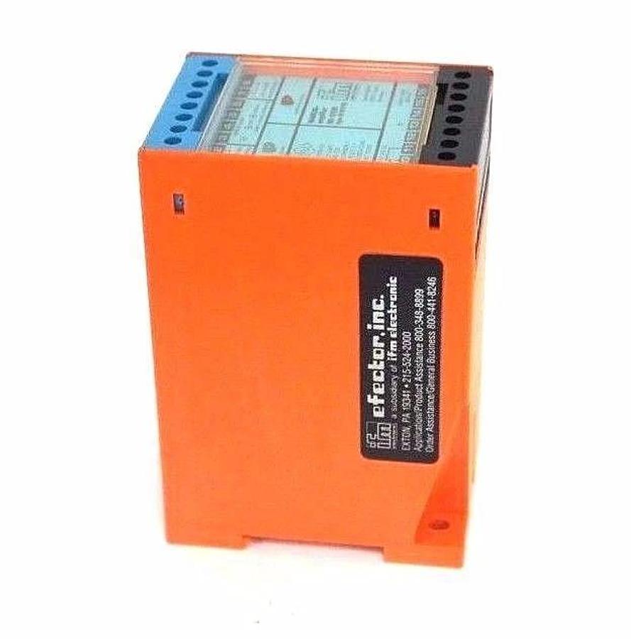 Used IFM EFECTOR N00110 NAMUR AMPLIFIER NV0100 120V, 40-60HZ
