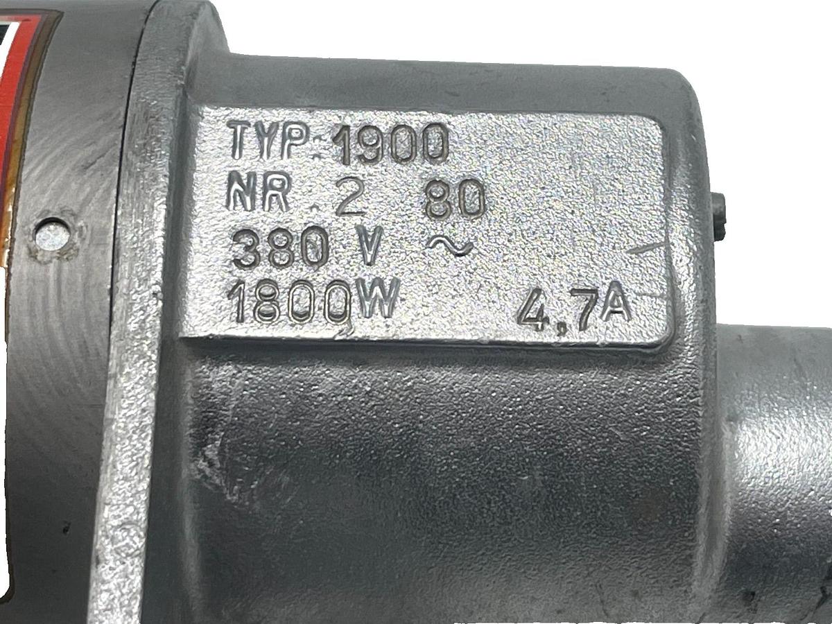Used LEISTER TYP 1900 Housing for 380V 1.8kW 4.7A Heating Element Industrial Air Heat