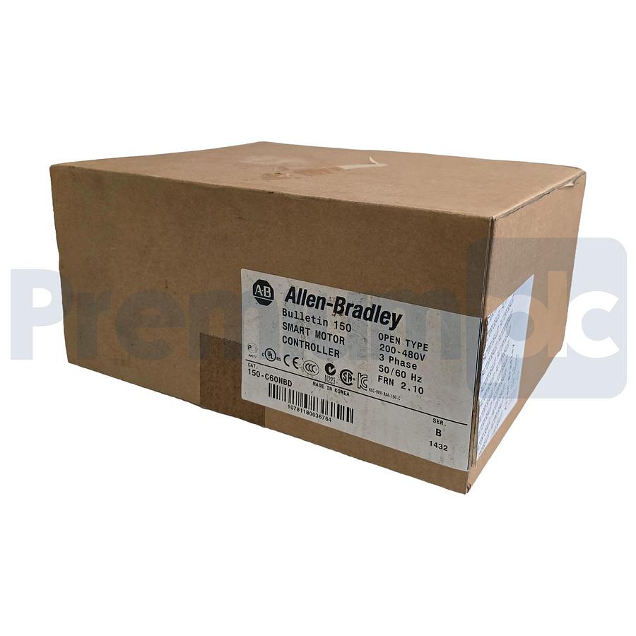 Used ALLEN BRADLEY 150-C60NBD /B SMC-3 OPEN SMART MOTOR CONTROLLER 60A/480V/3P NSMP