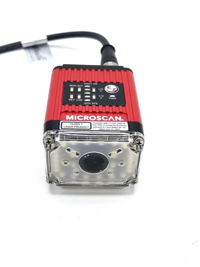 Used MICROSCAN FIS-6800-1210G QX HAWK FIXED MOUNT BARCODE SCANNER FIS68001210G