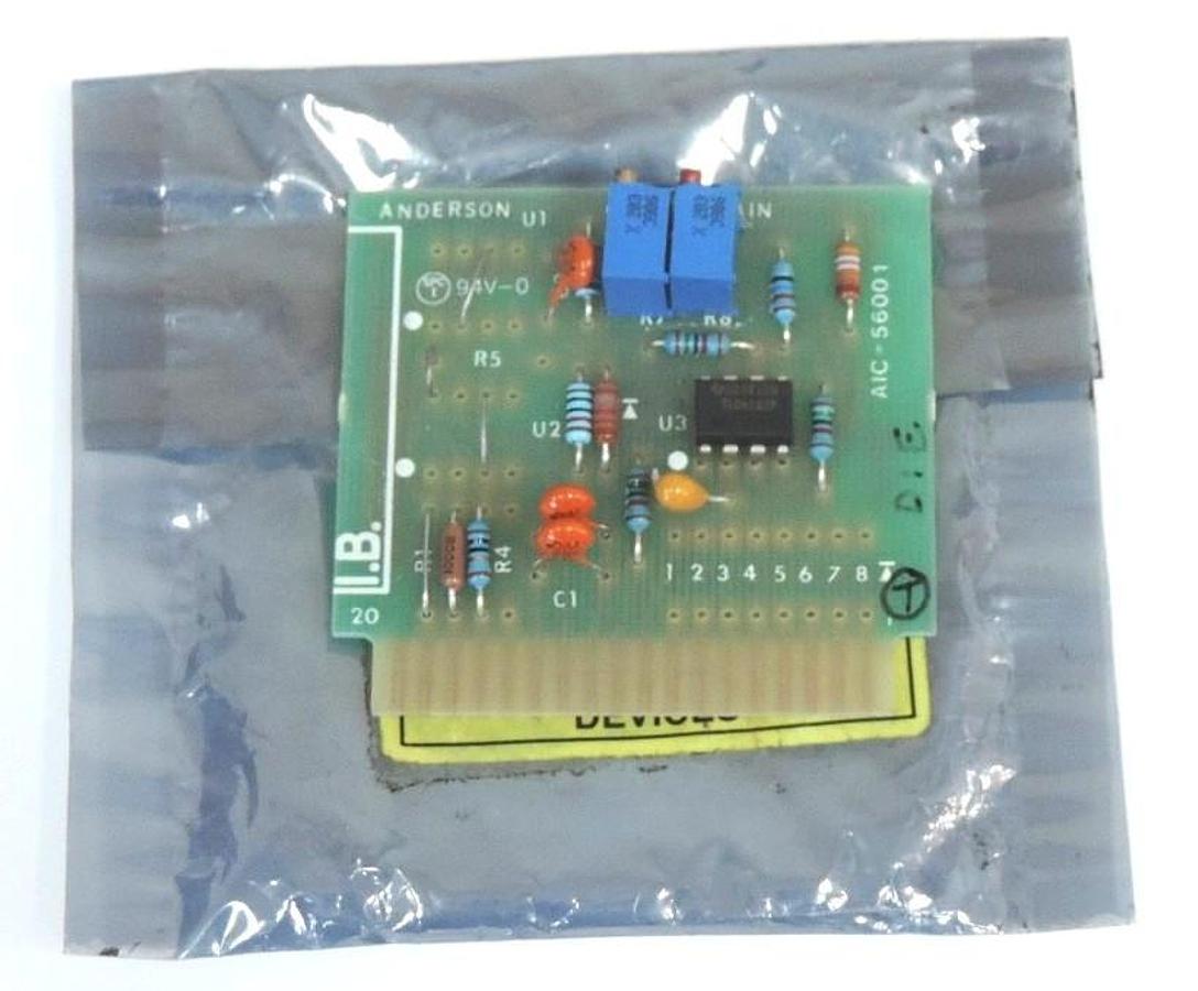 Used NEW ANDERSON AIC-56001 OFFSET GAIN BOARD DIGITRONICS CB164B, 56001