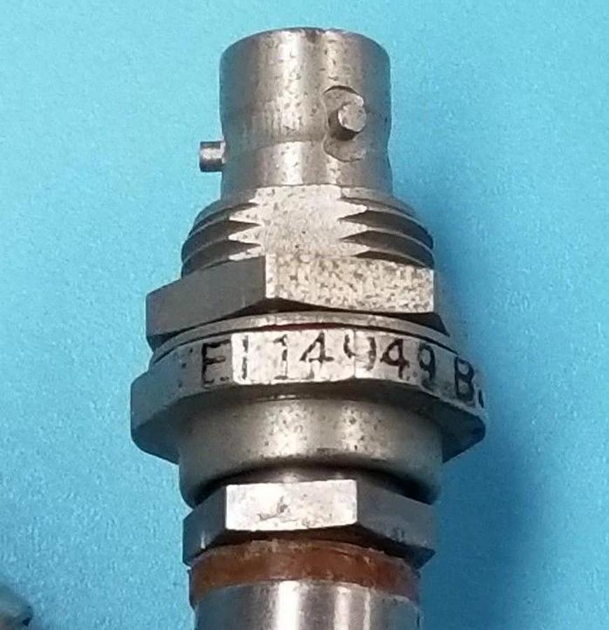 Used TROMPETER TEI TRITRONICS 14909 FIBER OPTIC COAXIAL CONNECTOR CABLE 14949 BJ59-4
