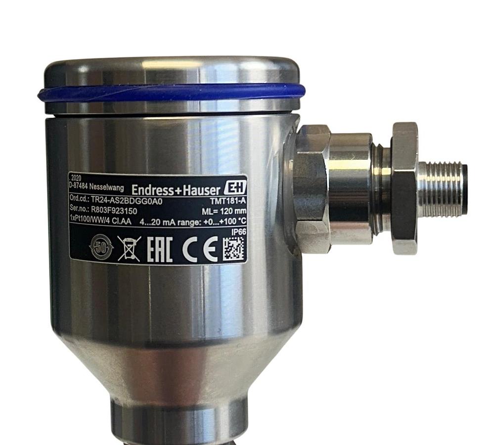 Used ENDRESS+HAUSER TR24-AS2BDGG0A0 / TR24 RTD THERMOMETER TMT181-A PT100/WW/4 NSNP