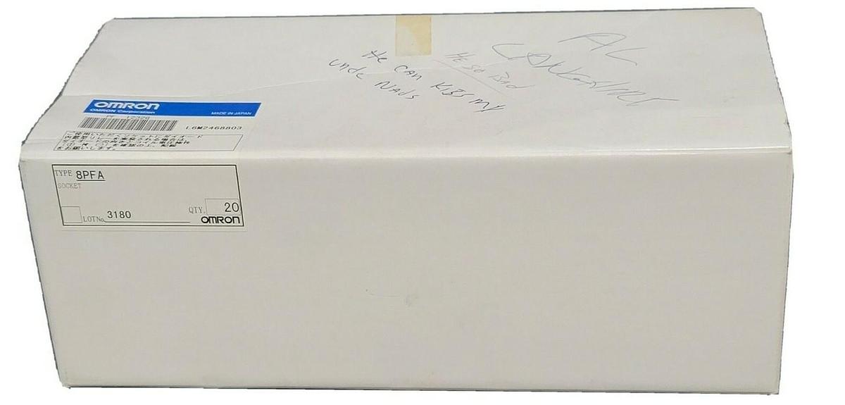 Used LOT OF 16 NIB OMRON 8PFA RELAY SOCKETS 8-PIN