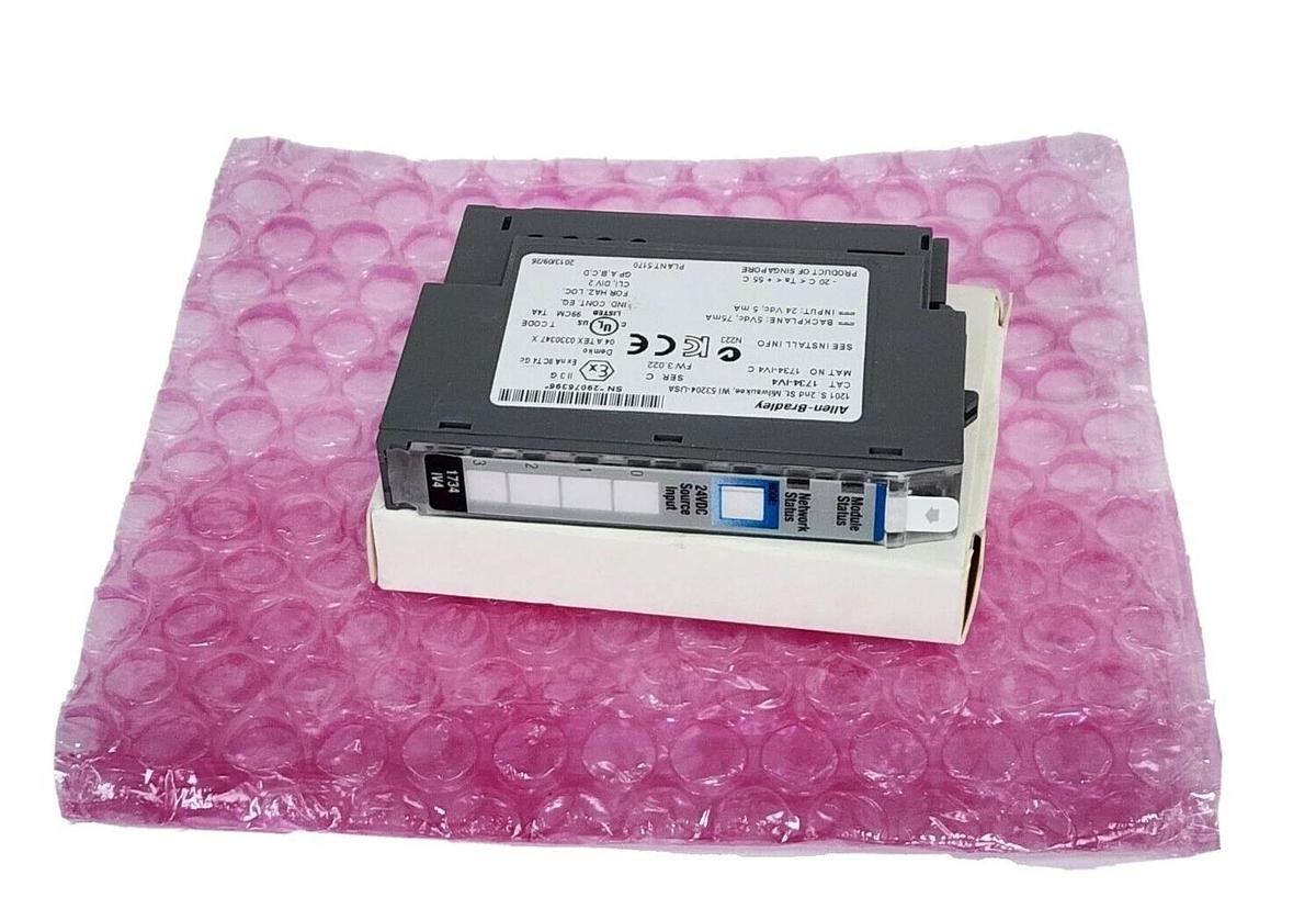 Used NIB ALLEN BRADLEY 1734-IV4 SER. C I/O MODULE FW: 3.022