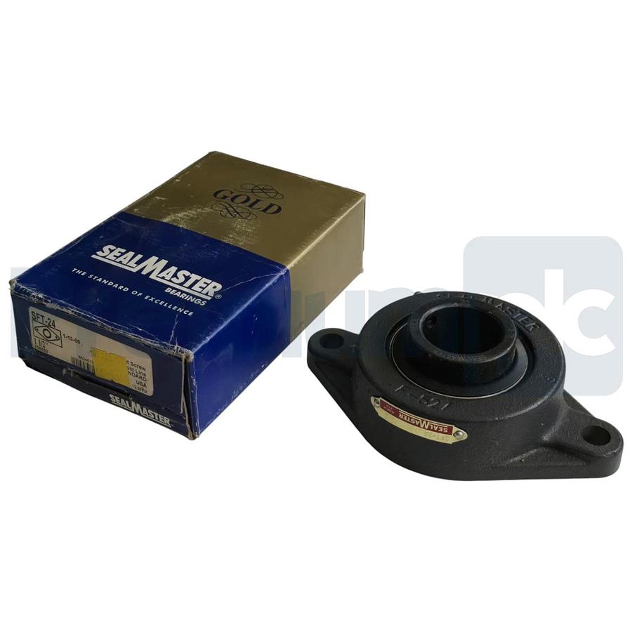SEALMASTER SFT-24 / 700552 TWO-BOLT FLANGE-MOUNT BEARING 1-1/2'' GOLD LINE NSMP