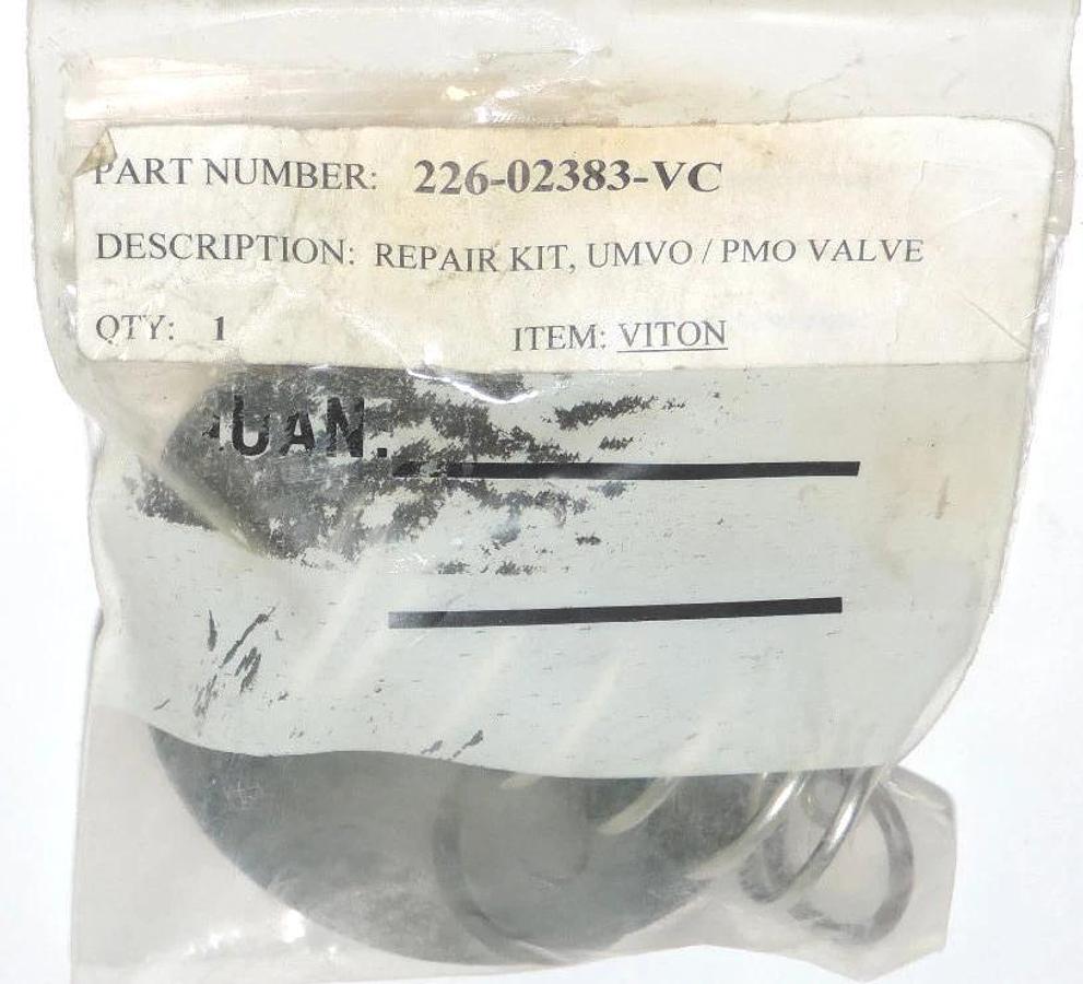 Used NEW VITON 226-02383-VC 3" UMVO/PMO VALVE REPAIR KIT 22602383VC