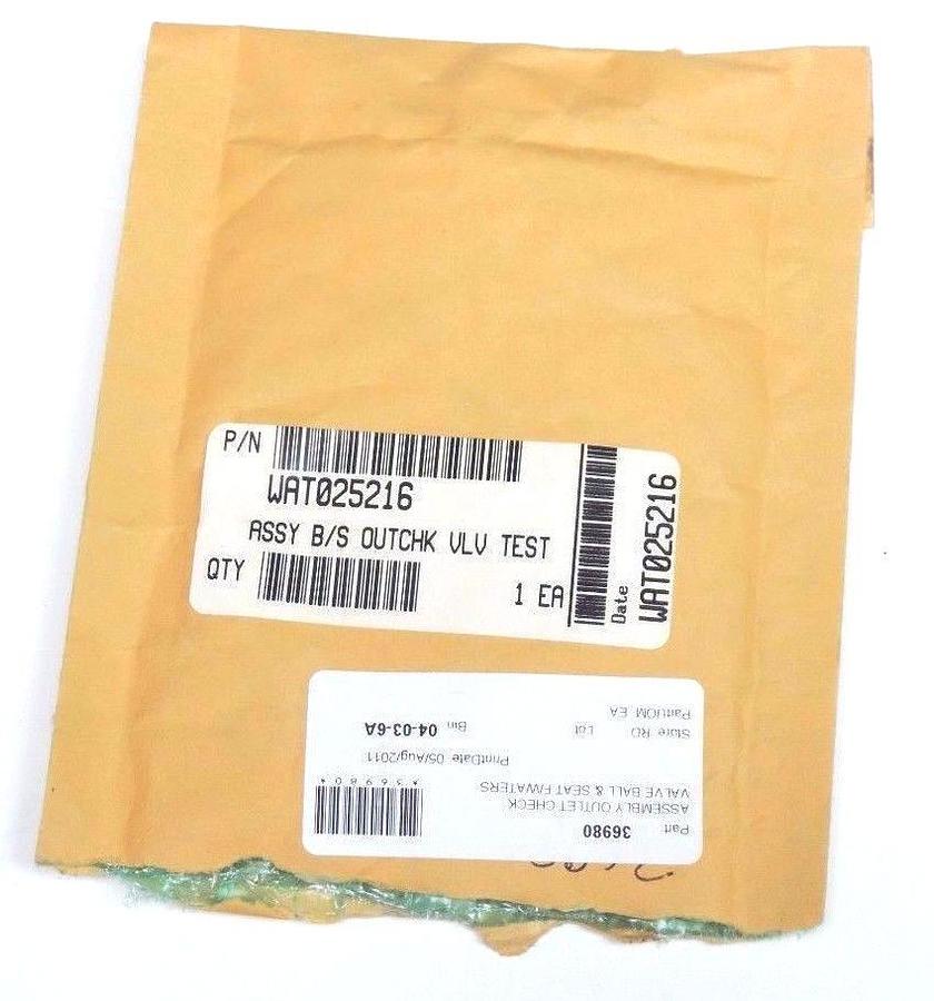 Used NEW WATERS WAT025216 ASSY B/S OUTCHK VLV TEST