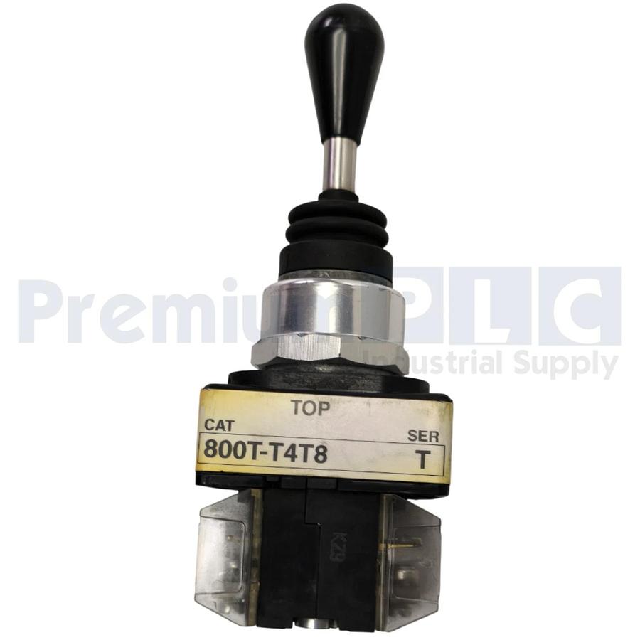 Used ALLEN BRADLEY 800T-T4T8AAXX /T NEMA TYPE 13 / 4-WAY TOGGLE SWITCH USED
