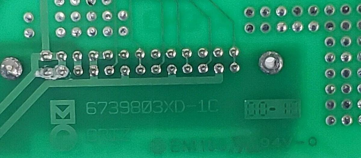 Used MERLIN GERIN 6740837 CRIZ CONTROL BOARD 6739803XD-2C 6739803XD-1C