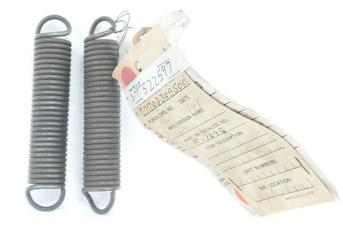 Used LOT OF 2 WHITING R-109G LIMIT SWITCH HOIST SPRINGS R109G